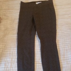 Black with white tiny dots leggings